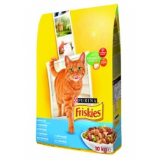Friskis (Фріскіс) Сухий повнораціонний корм для дорослих котів з лососем та доданими овочами 10 кг